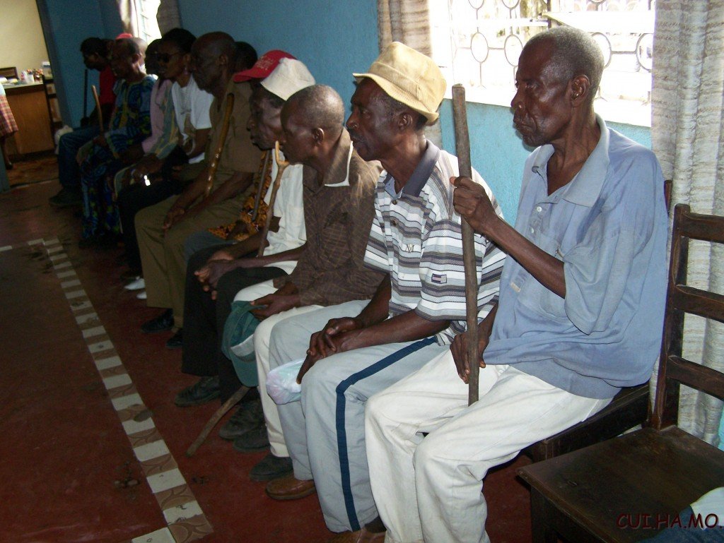 Groupe d'aveugles présents à la réunion